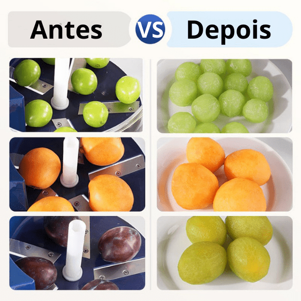 Descascador elétrico de frutas e legumes